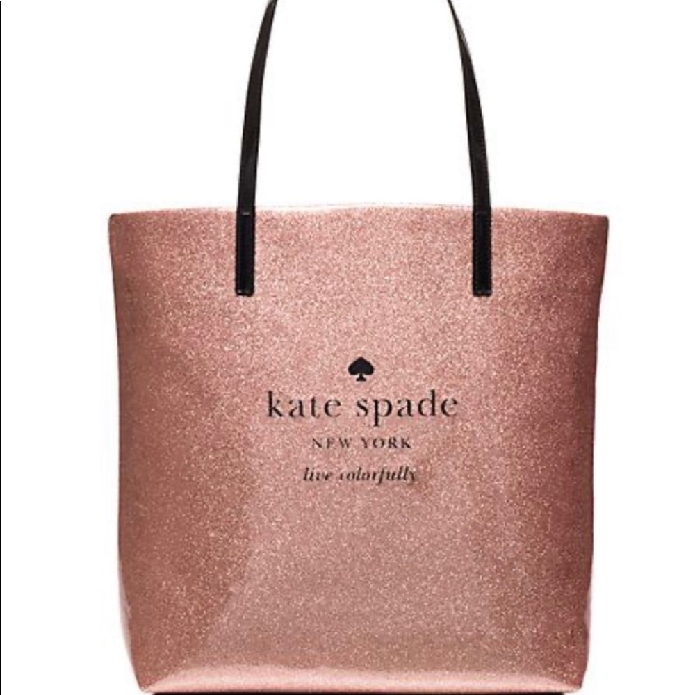 Kate Spade Holiday Bon Shopper in Rose Gold